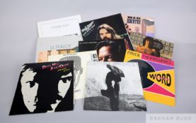 Twenty three assorted vinyl pop and rock albums from the 70s, 80s and 90s