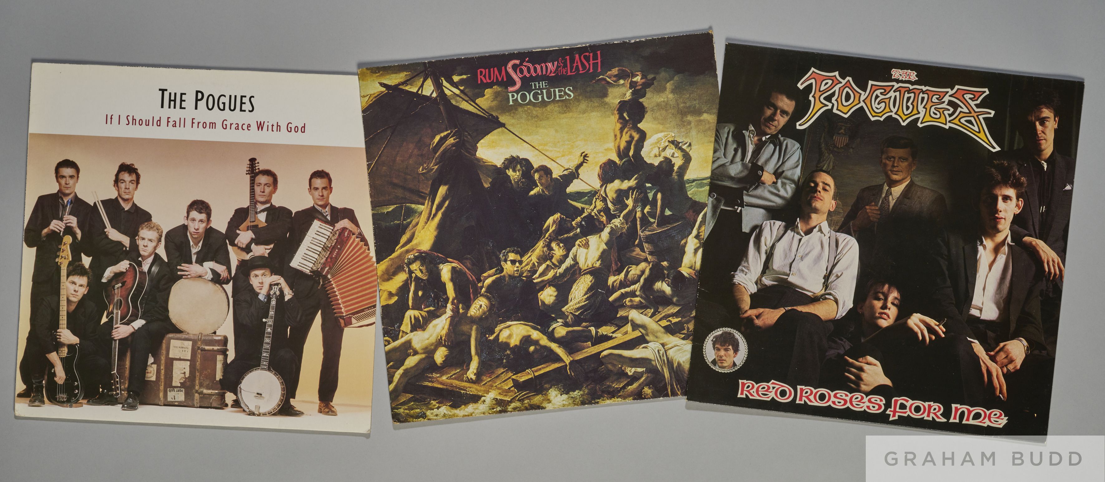 Three first pressing albums by The Pogues