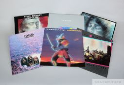Seventeen Progressive and Rock albums from the 1970s and 1980s