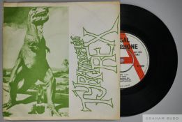 A RaTyrannosaurus Rex 7 1968 demonstration copy of Deborah RZ 3008 in the original picture sleeve