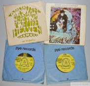 Two advance promotion copy 45 rpm singles by Donovan consisting of Jennifer Juniper and There is a
