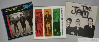 Three albums by The Jam including In The City, The Gift and Snap