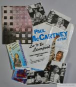 A Paul McCartney World Tour programme from 1989-90
