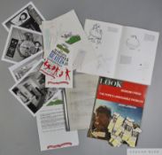 Five items of written material relating to John Lennon and The Beatles