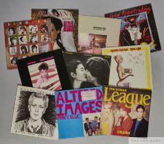 Ten vinyl albums from the 1980's