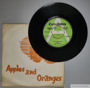 An extremely rare Pink Floyd 7in. 1967 demonstration copy of Apples and Oranges DB 8310
