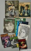 Thirty three copies of the Bob Dylan fanzine- The Telegraph from issue 23 to 55 with 53 missing