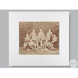 Hugh Smith sepia-toned Third Lanark team line up photograph, circa 1899