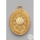 Bobby McNeal 9ct gold Football League v. Southern League Inter-League medal, 1912