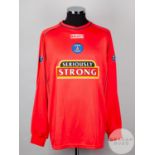 Ian Durrant red No.10 Kilmarnock long-sleeved shirt