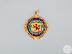 Jock Stein, 9ct gold and enamel 1976-77 League Championship winners medal