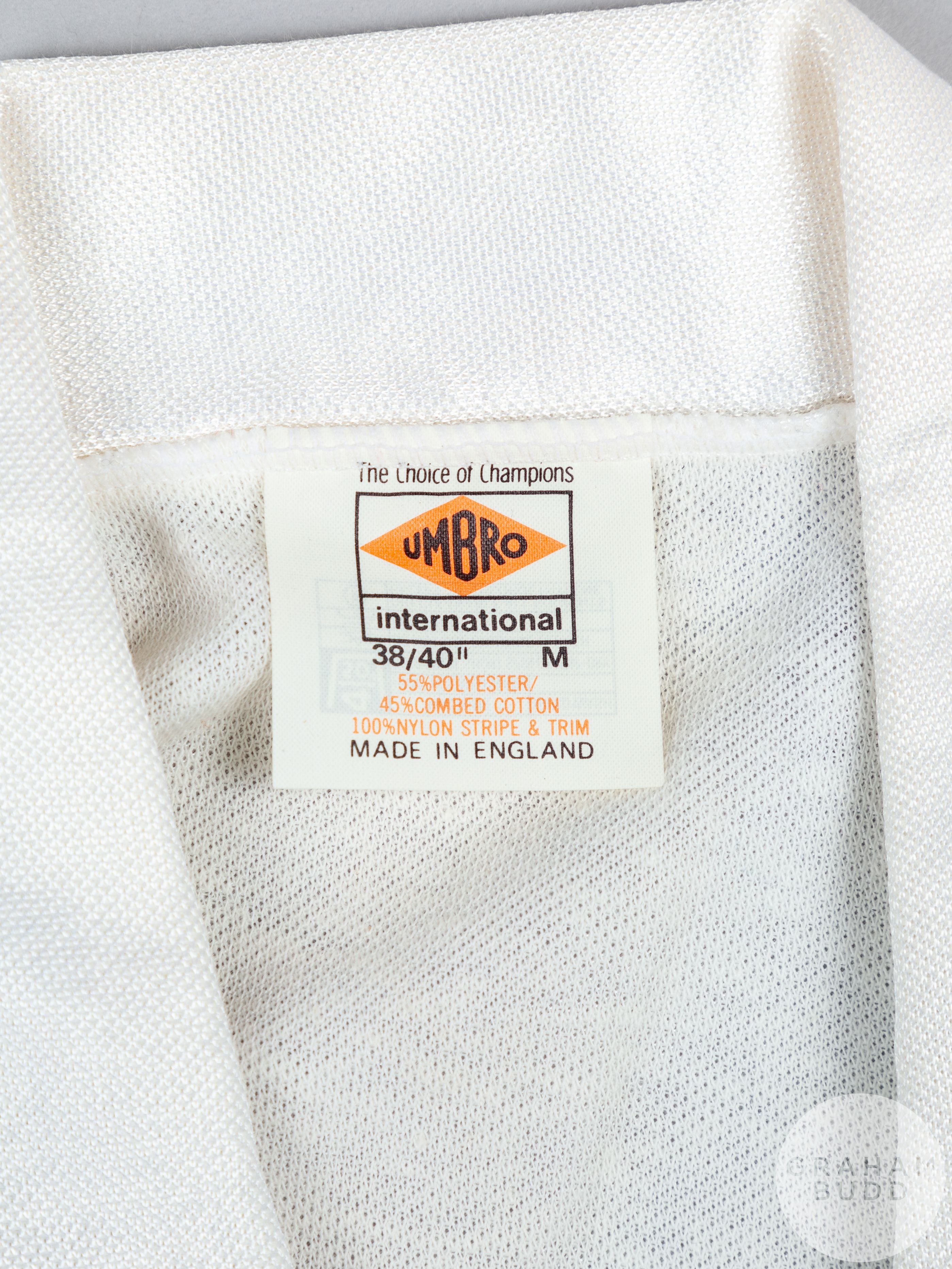 Rare white and blue Scotland International short-sleeved shirt - Image 4 of 5