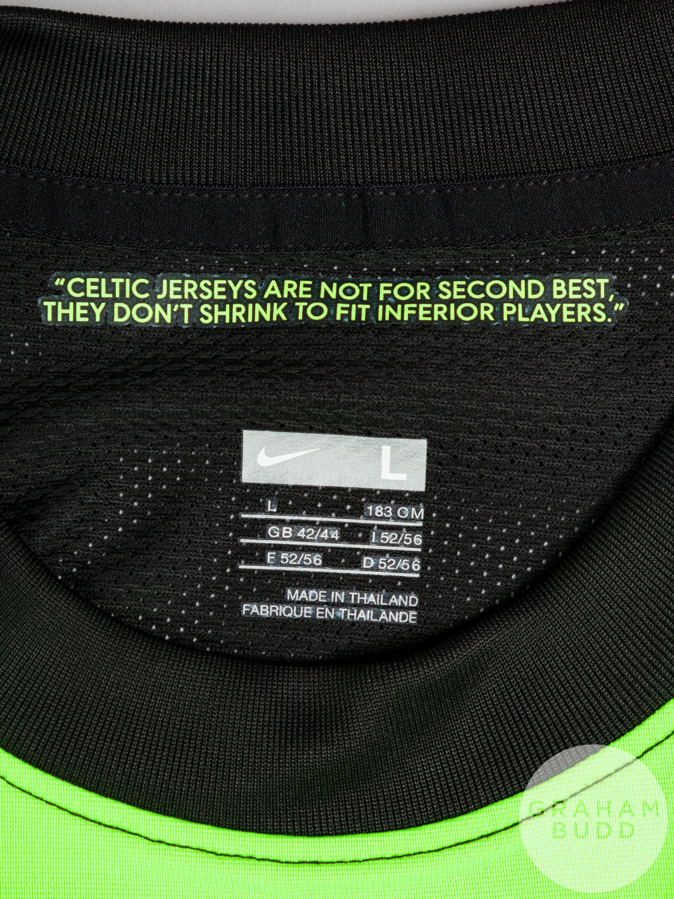 Darren O'Dea green and black No.48 Celtic Champions League match worn short-sleeved shirt - Image 4 of 5