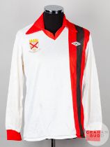 White red and black Clydebank short-sleeved shirt, 1983-85