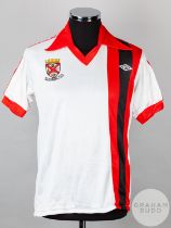 White red and black No.13 Clydebank short-sleeved shirt, 1977-78