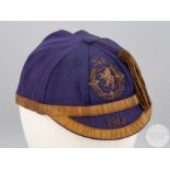 Alec McNair blue Scotland v. England International cap, 1912