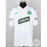 Georgios Samaras white No.9 Celtic short-sleeved shirt, 2009-10