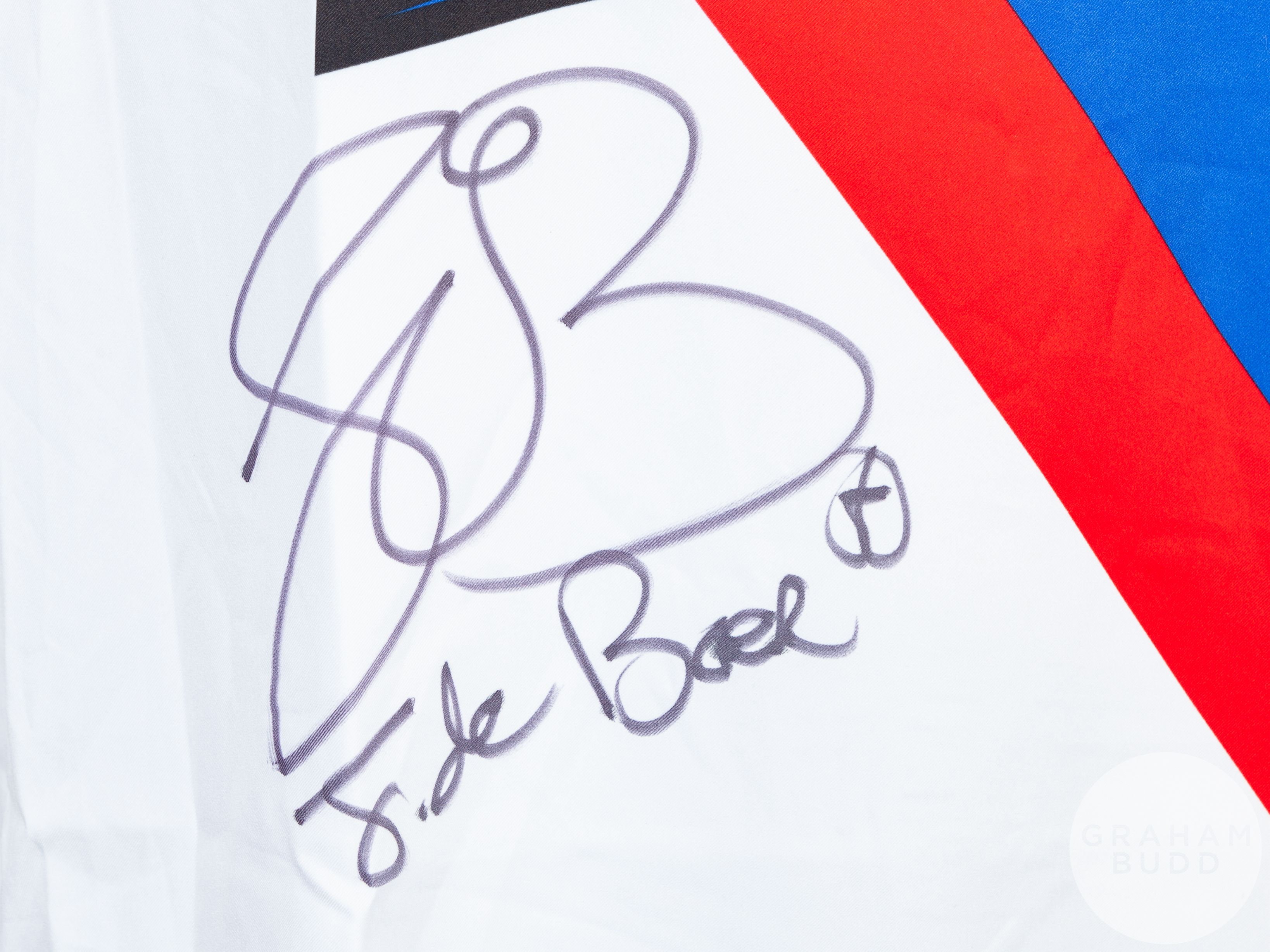 Frank De Boer white, blue and red No.5 Rangers short-sleeved shirt - Image 4 of 7