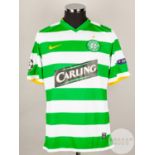 Danny Fox green and white No.11 Celtic Champions League short-sleeved shirt