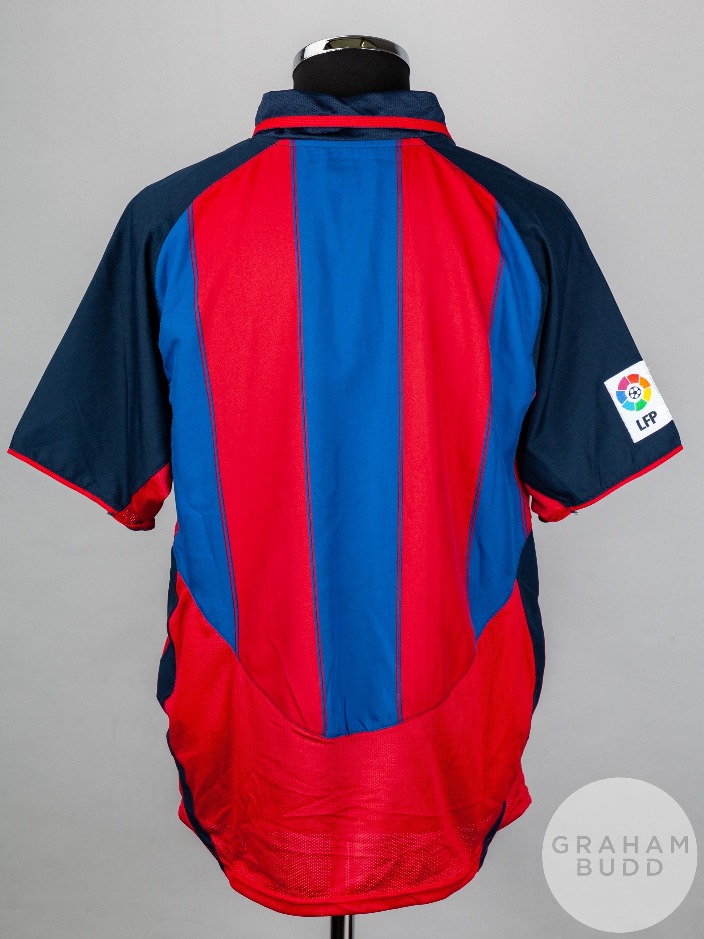 Garnet and blue Barcelona autographed short-sleeved shirt - Image 2 of 7