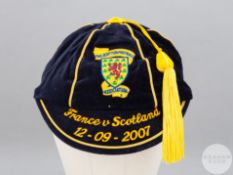Garry O'Connor blue Scotland v. France International cap, 2007
