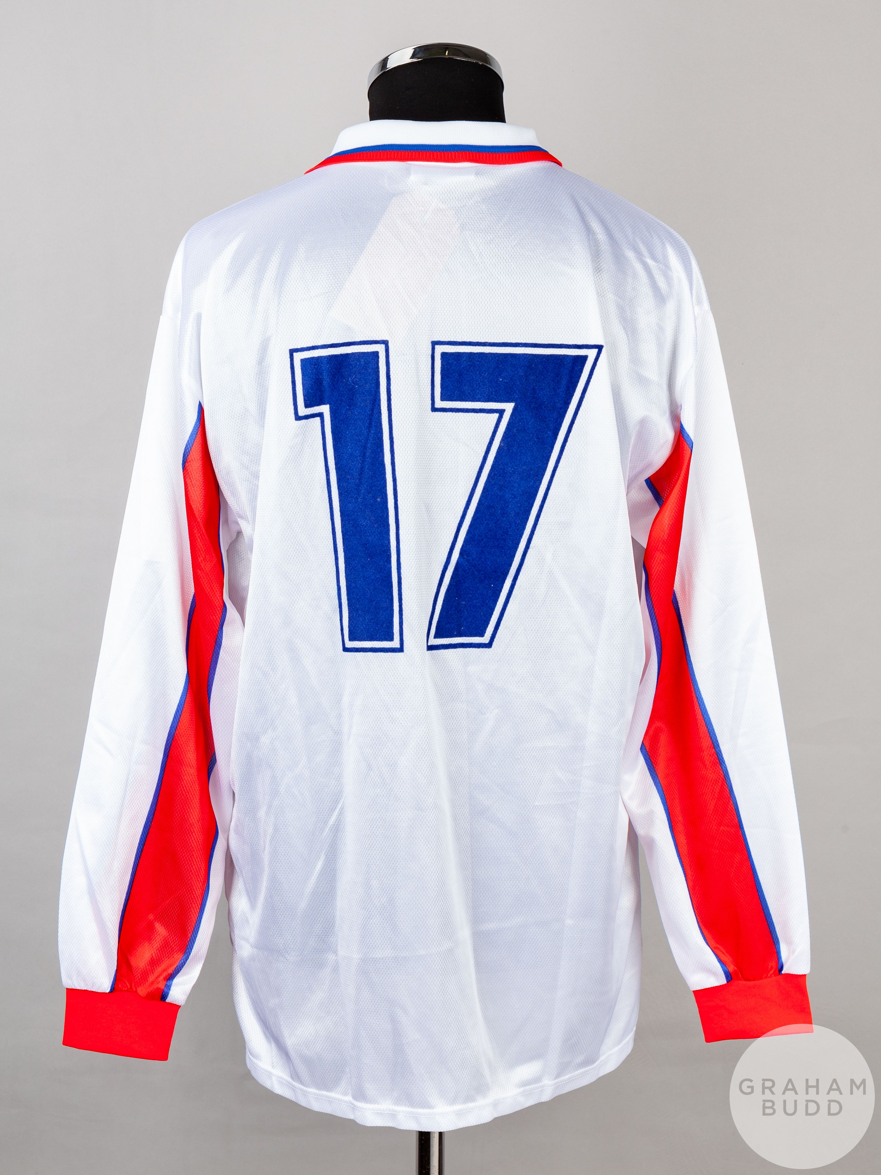 White and red No.17 Czechoslovakia v. Scotland long-sleeved shirt, 1999 - Image 2 of 5