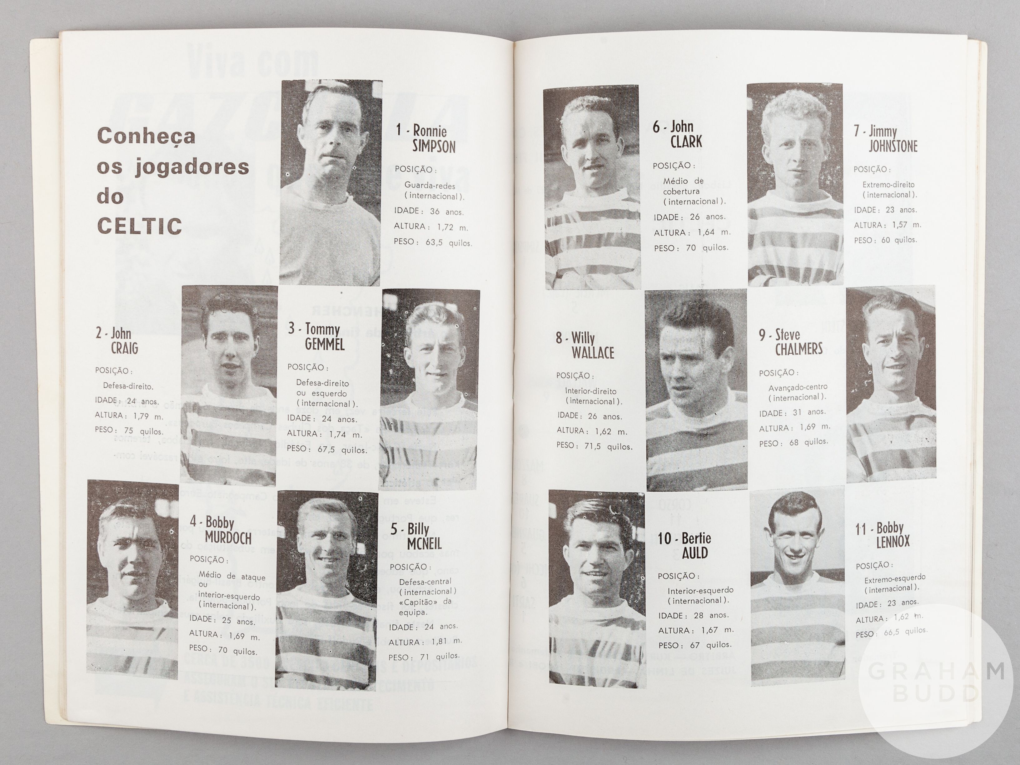 Celtic v. Inter Milan European Cup Final match programme, 25th May 1967 - Image 4 of 5