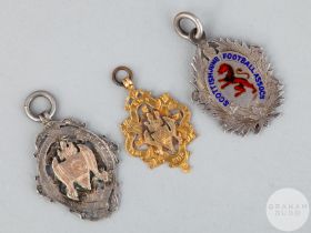 Tommy Low three Victorian football Parkhead F.C. medals, 1894-1896