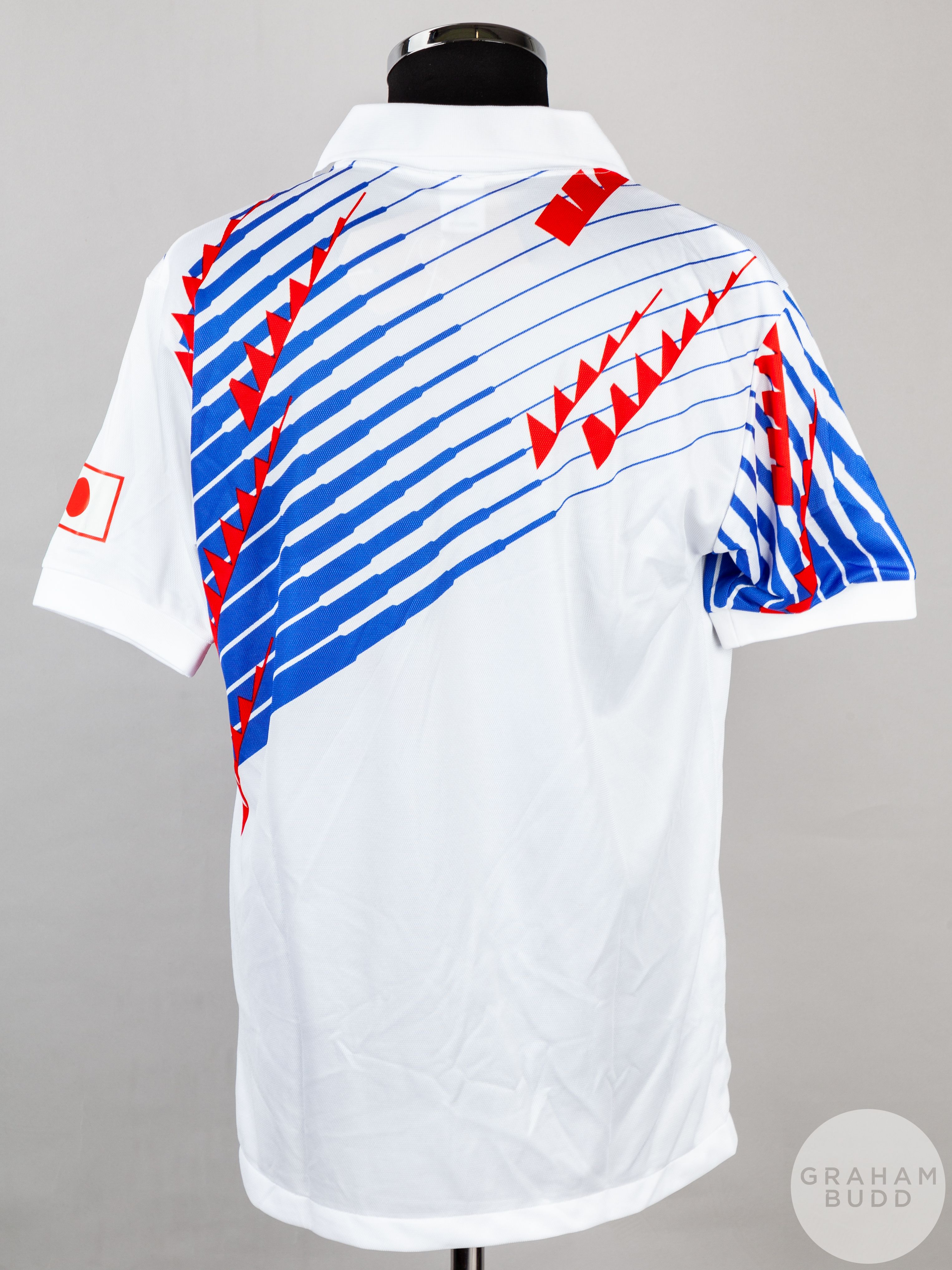 White, red and blue un-numbered Japan short-sleeved shirt, 1990s - Image 2 of 5