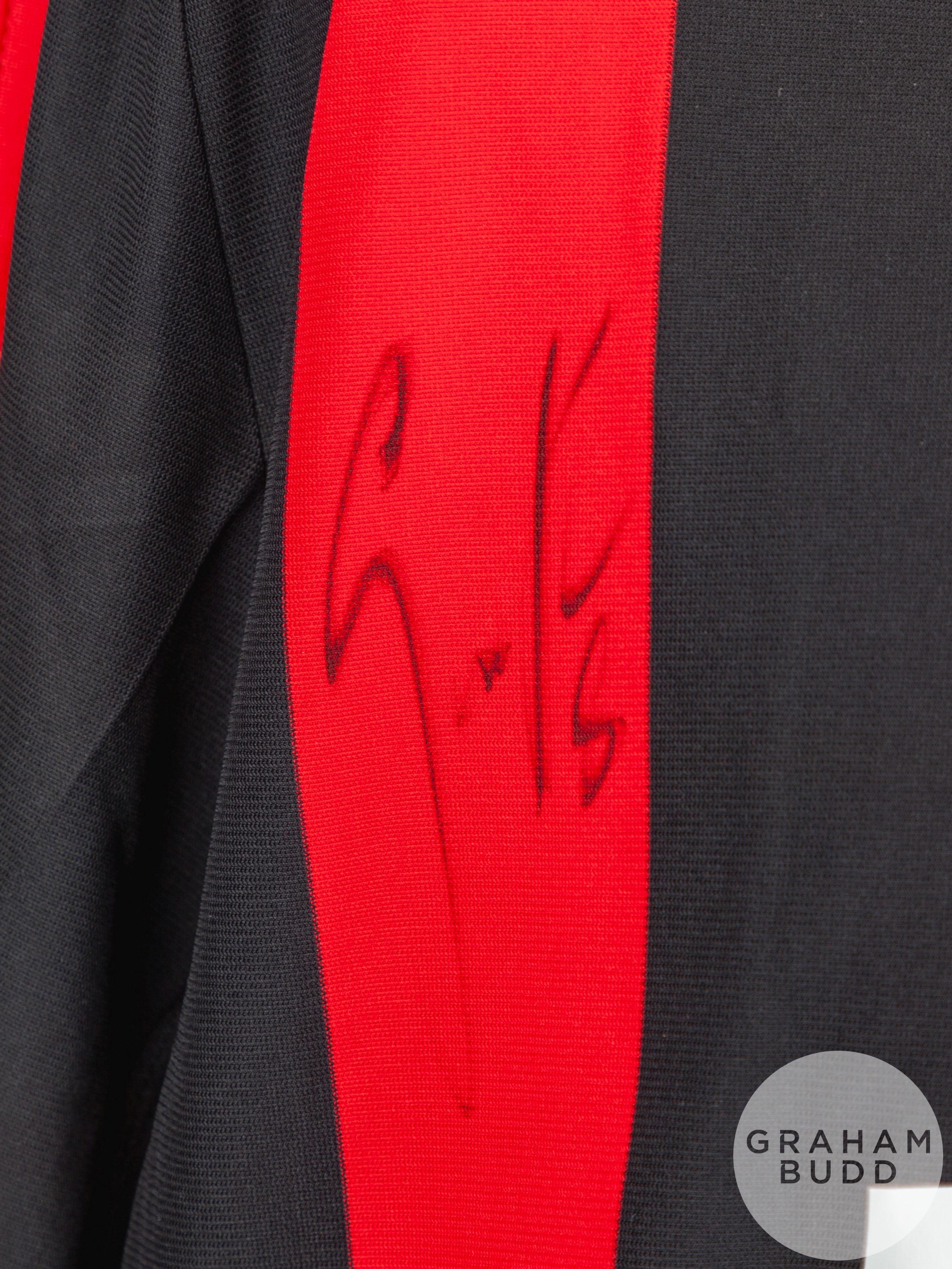 Gennaro Gattuso red and black No.8 AC Milan short-sleeved shirt, 2008-09, - Image 5 of 6