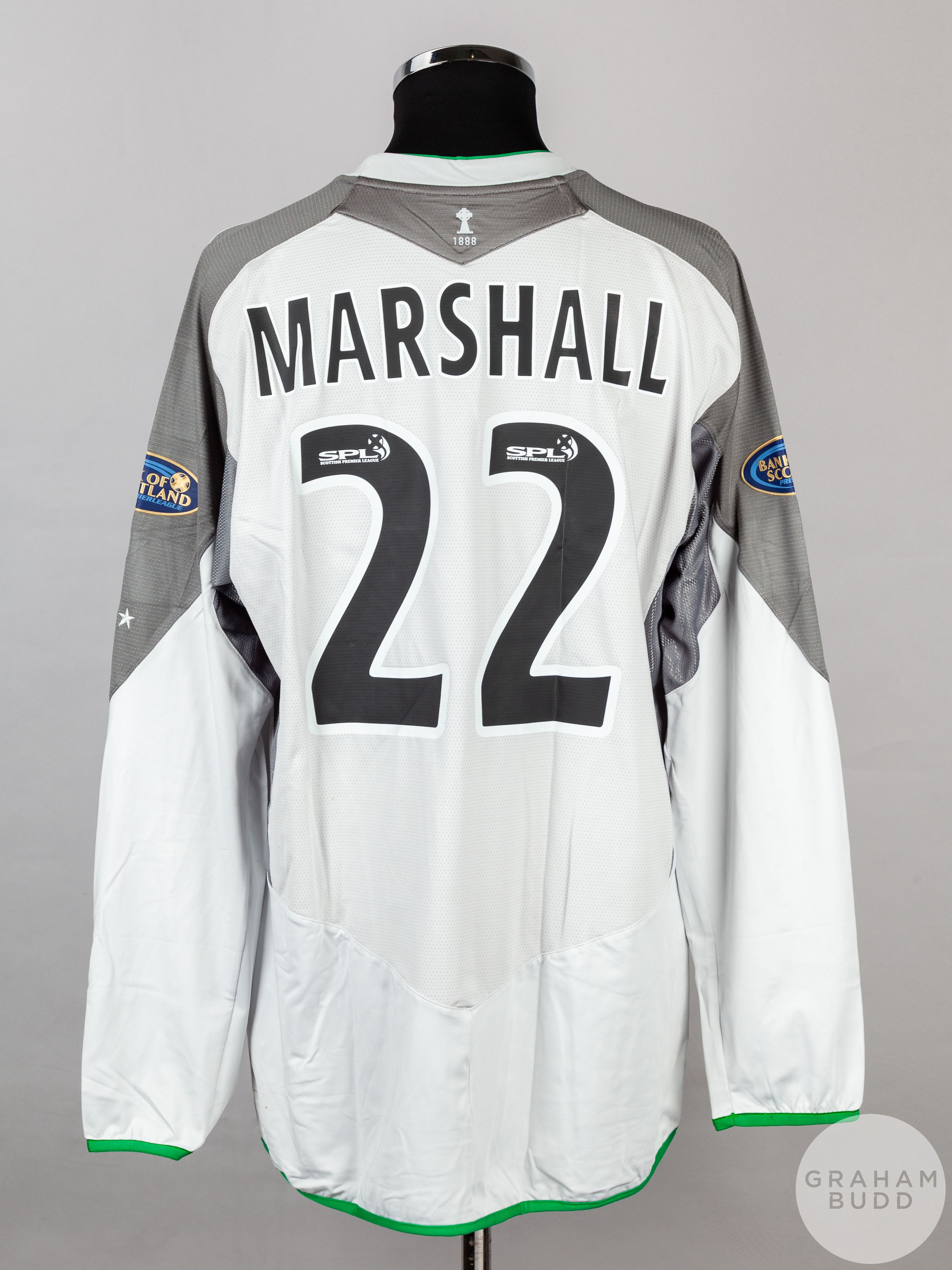 David Marshall grey No.22 Celtic League goalkeepers shirt, 2004-05 - Image 2 of 5