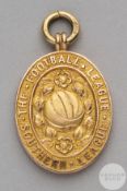 Bobby McNeal 15ct gold Southern League v. The Football League Inter-League medal, 1914