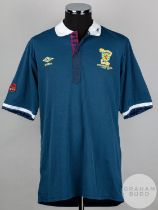 Dave McPherson blue No.19 Scotland Italia 90 short-sleeved shirt