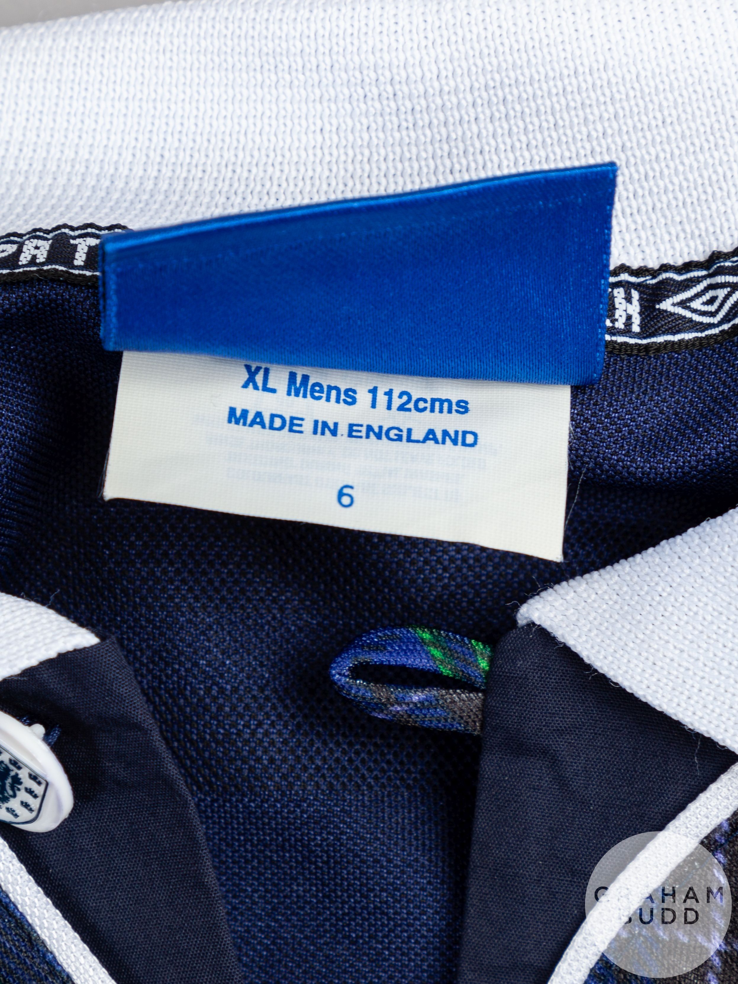 Blue and white No.19 Scotland international long-sleeved shirt, 1998-2000 - Image 5 of 5