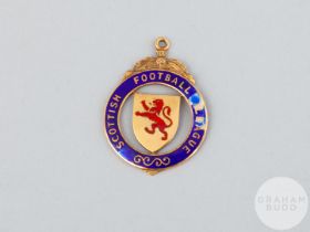 Paul Sturrock 9ct gold and enamel Dundee United Scottish League Cup Final runners-up medal