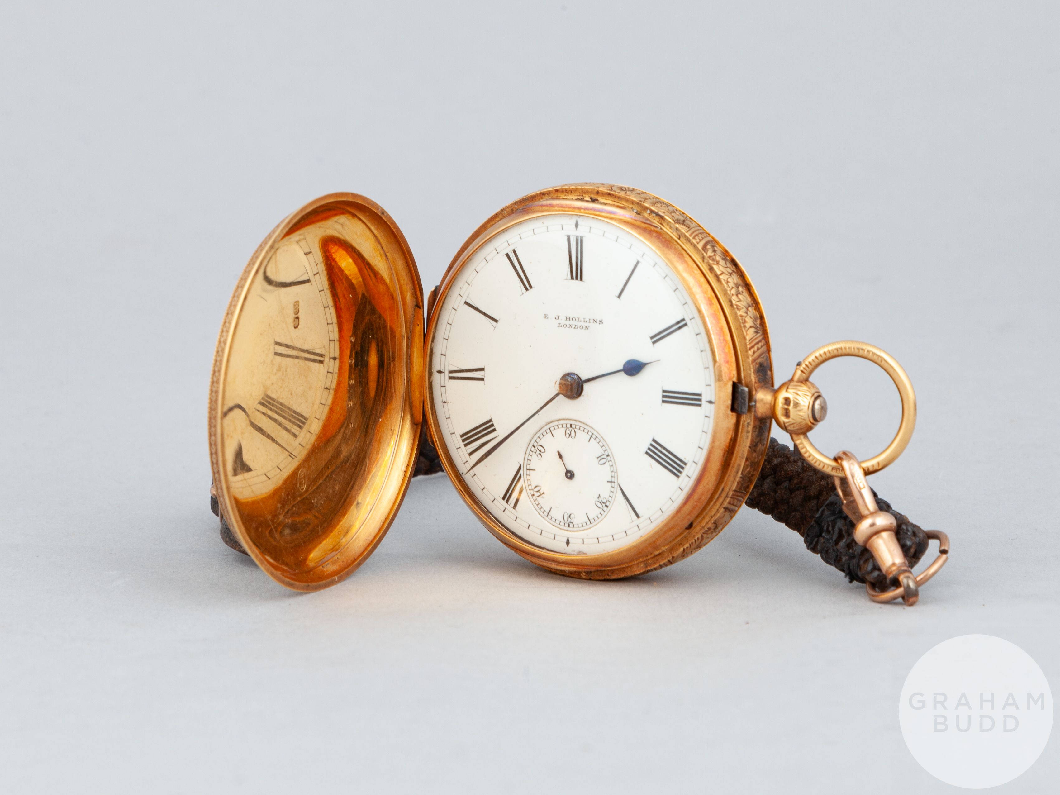 Hugh Smith 18ct gold pocket fusee pocket watch