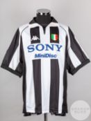 Mark Luliano black and white No.13 Juventus short-sleeved shirt