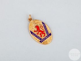 Silver-gilt and enamel Scottish Qualifying Cup medal