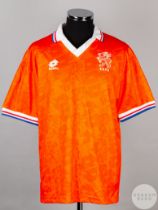 Orange and white No.13 Holland international short-sleeved shirt, 1994
