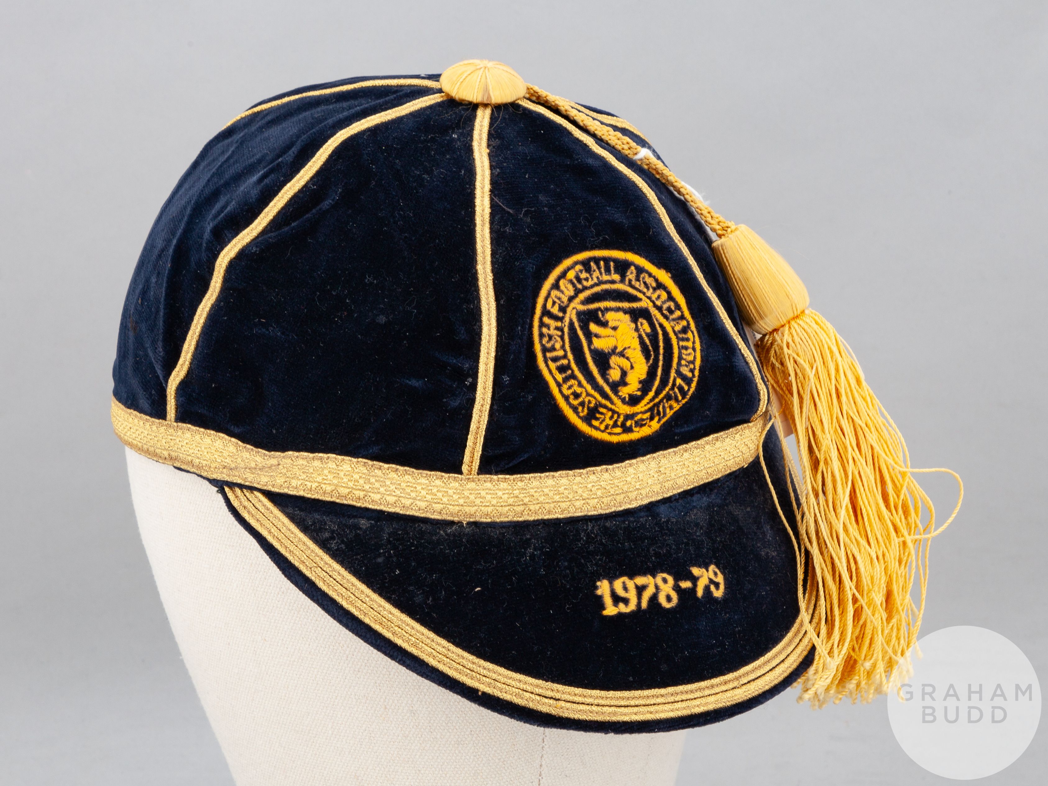 Arthur Graham blue Scotland International cap, 1978-79 - Image 2 of 6