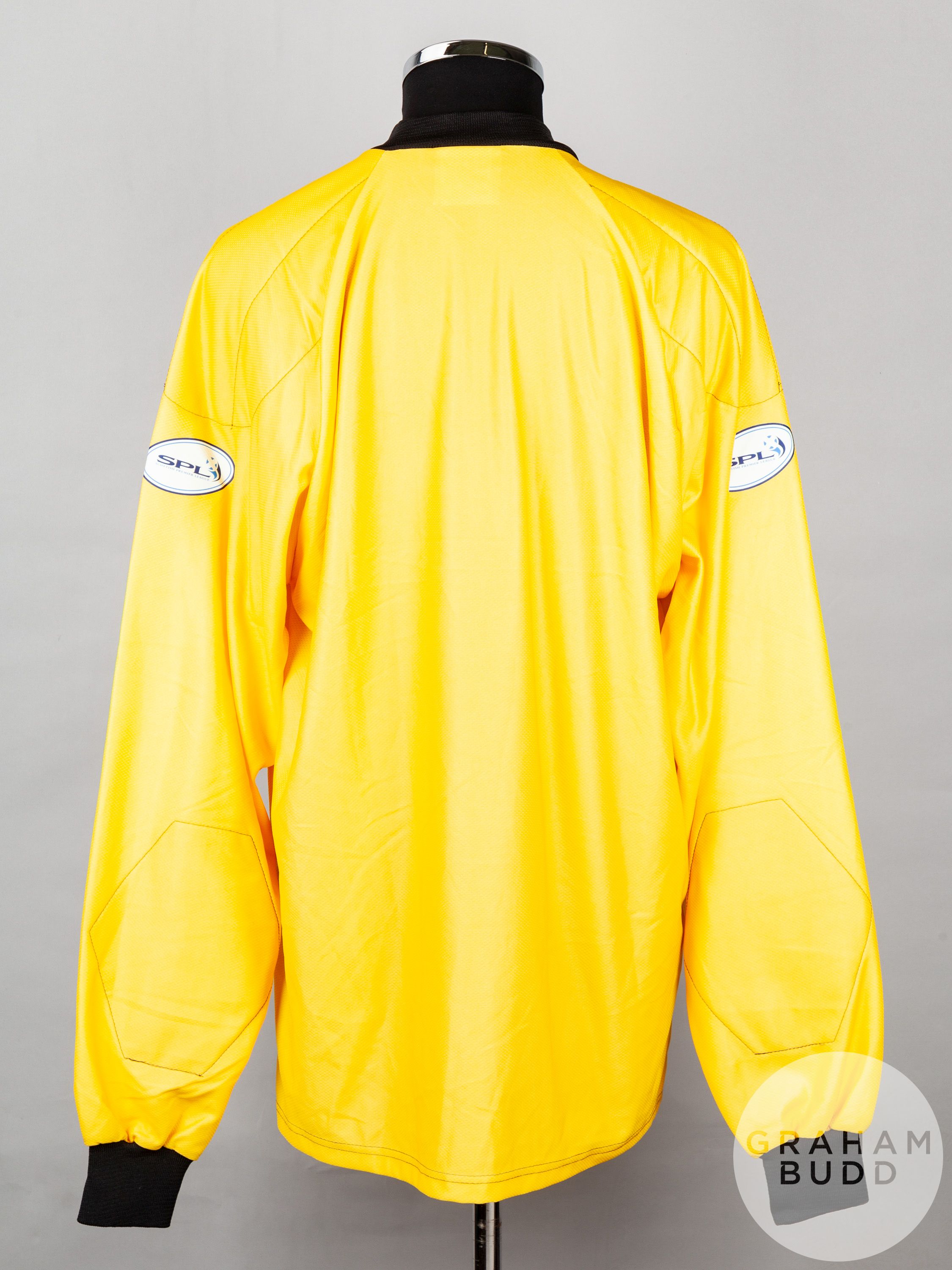 Yellow and black Heart of Midlothian goalkeepers long-sleeved shirt, 1998-99, - Image 2 of 5