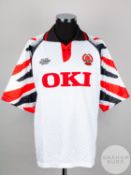 White, red and black No.4 Clyde short-sleeved shirt, 1993-94