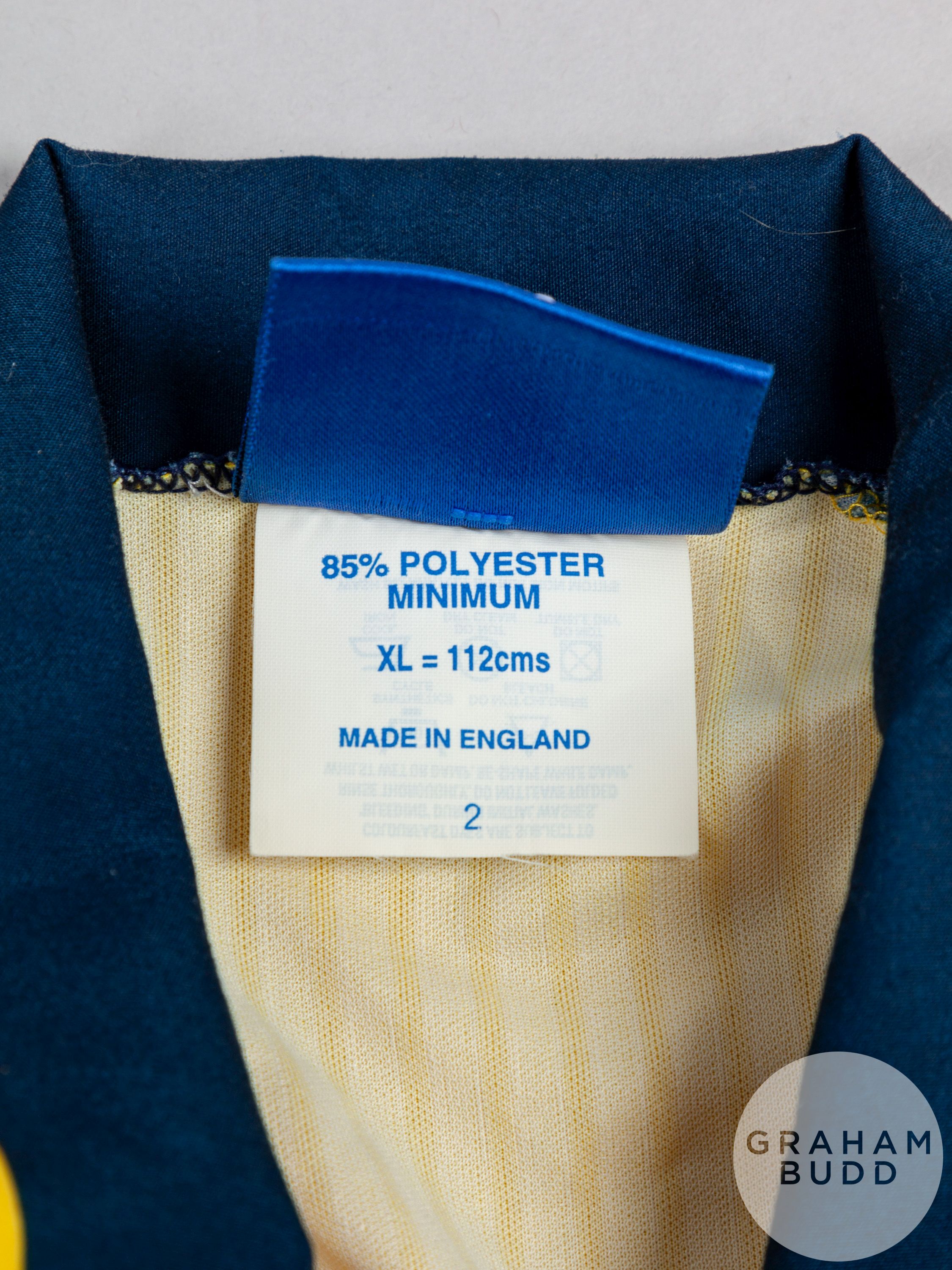 Yellow and blue No.4 Scotland international short-sleeved shirt, 1996-98 - Image 5 of 5