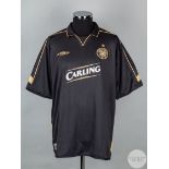 Stan Varga black and gold No.23 Celtic short-sleeved shirt, 2003-04