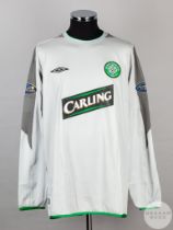 David Marshall grey No.22 Celtic League goalkeepers shirt, 2004-05