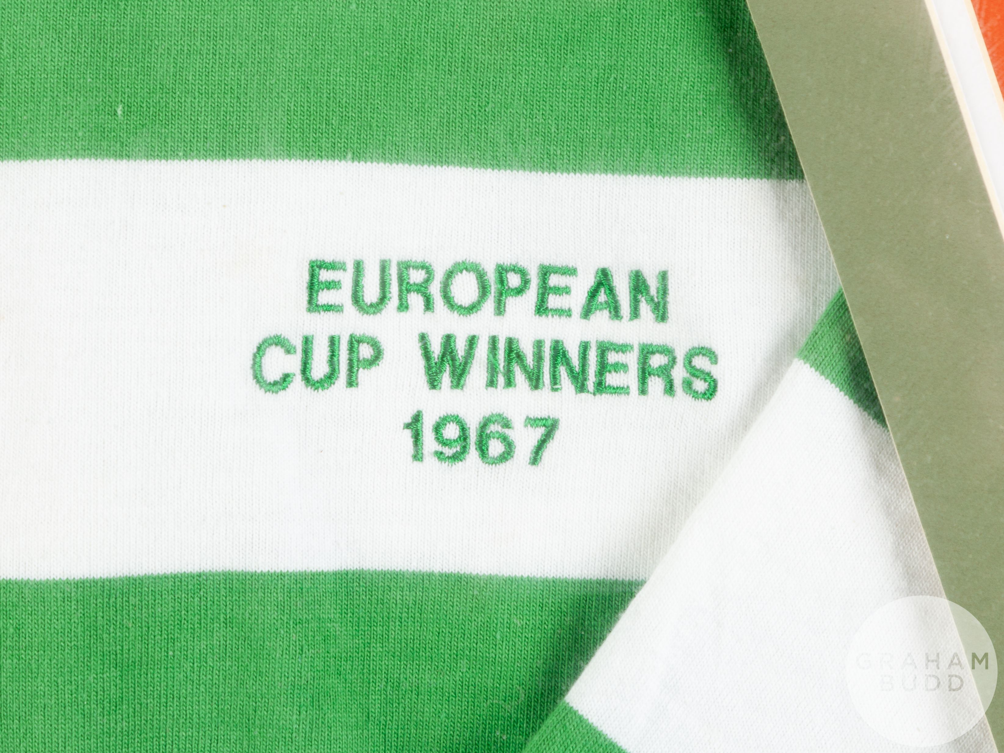 Celtic commemorative 1967 green and white shirt - Image 2 of 4