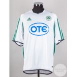 Sotirios Kirgiakos white Panathinaikos v. Rangers short-sleeved shirt