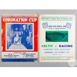 1953 Coronation Cup semi-final double match programme, 1953
