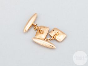 Hugh Smith pair of 15ct gold cuff links