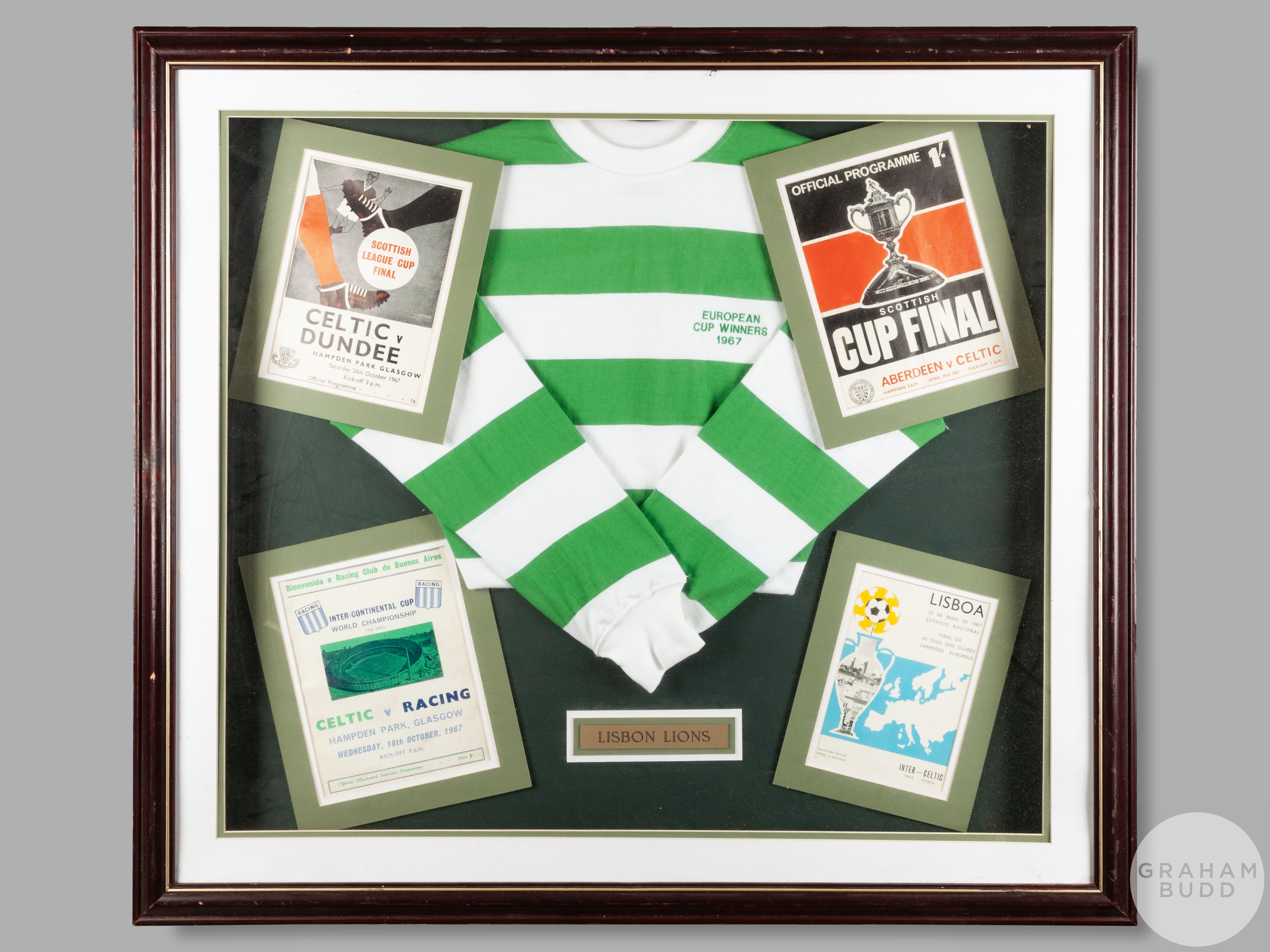 Celtic commemorative 1967 green and white shirt
